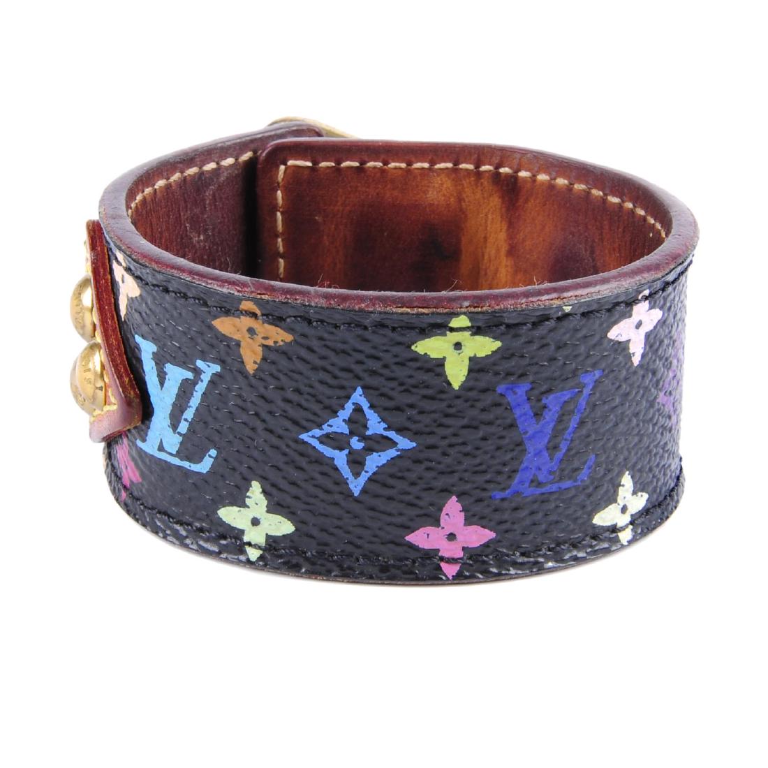 LOUIS VUITTON - a Multicolore Monogram Theda leather (1 of 2)
