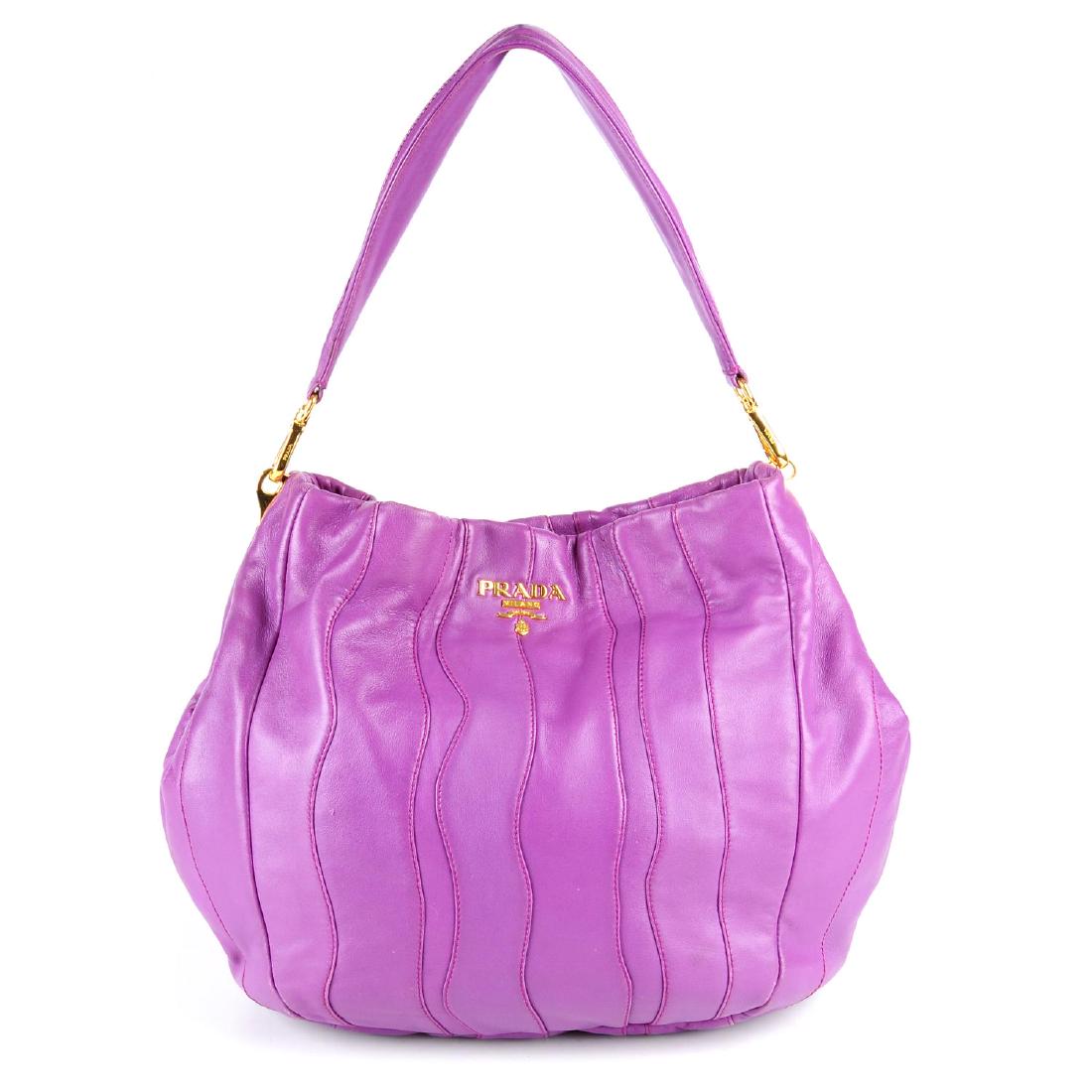 PRADA - a soft panelled tote. Crafted from supple (1 of 4)