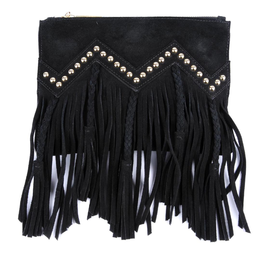 ROBERTO CAVALLI - a Just Cavalli fringed wristlet (1 of 2)