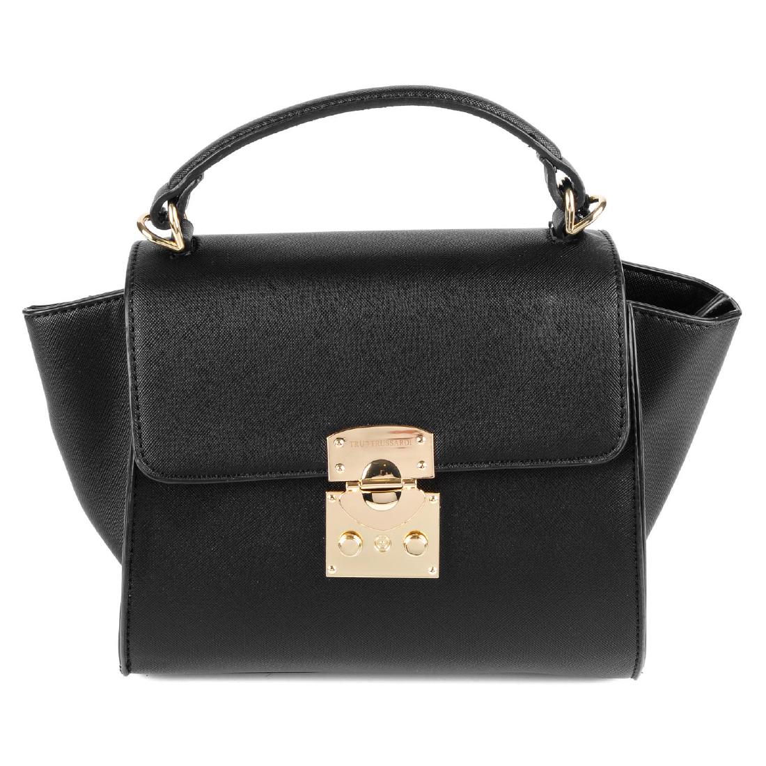 TRUSSARDI - a Saffiano Damen trapeze handbag. Crafted (1 of 5)