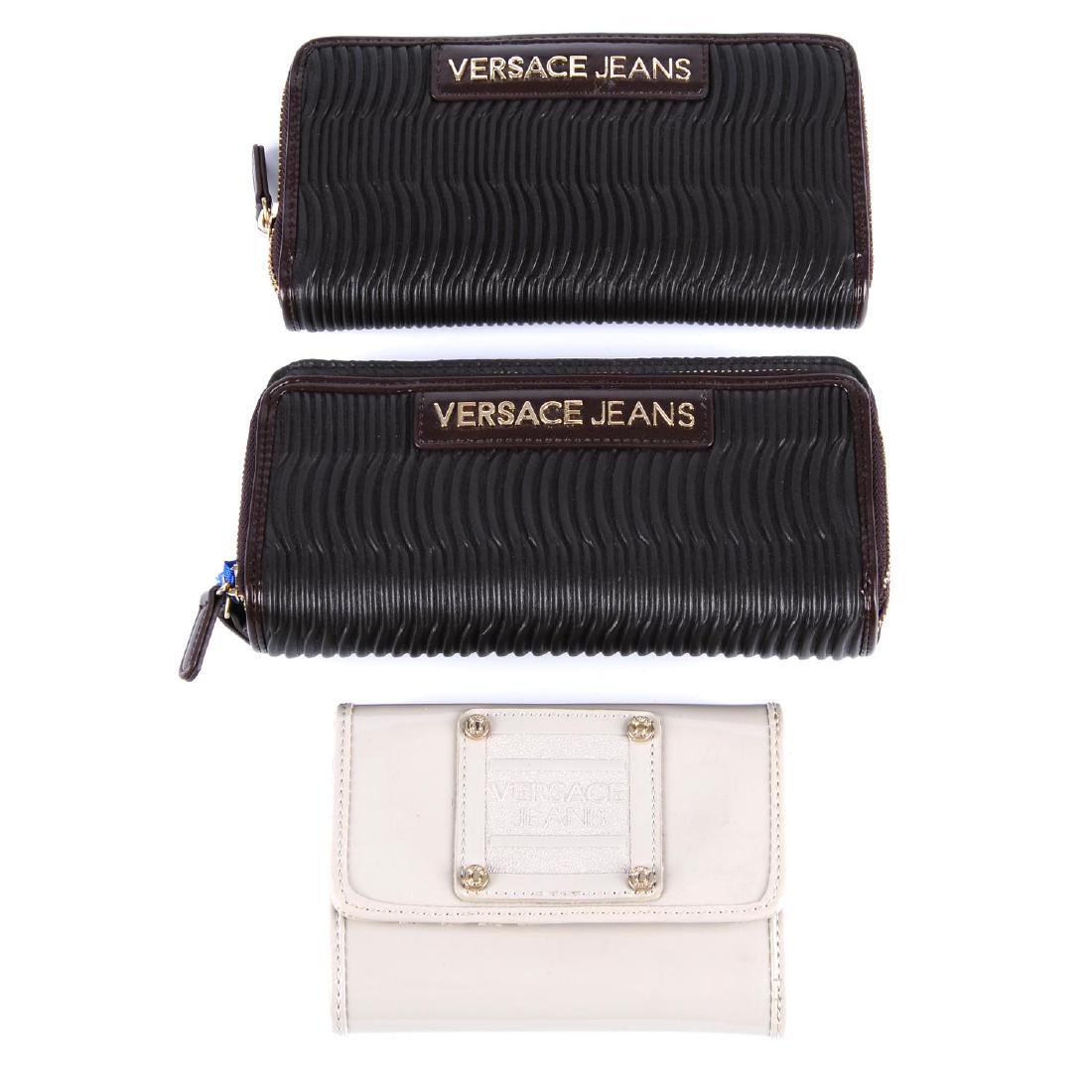VERSACE JEANS - three wallets. To include two large (1 of 5)