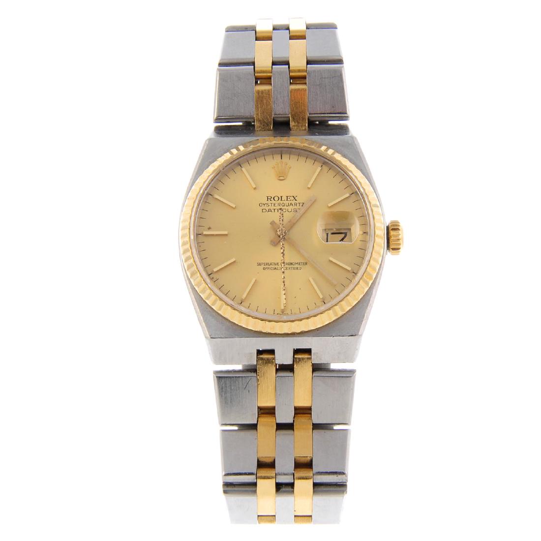 ROLEX - a gentleman's Oysterquartz Datejust bracelet (1 of 3)