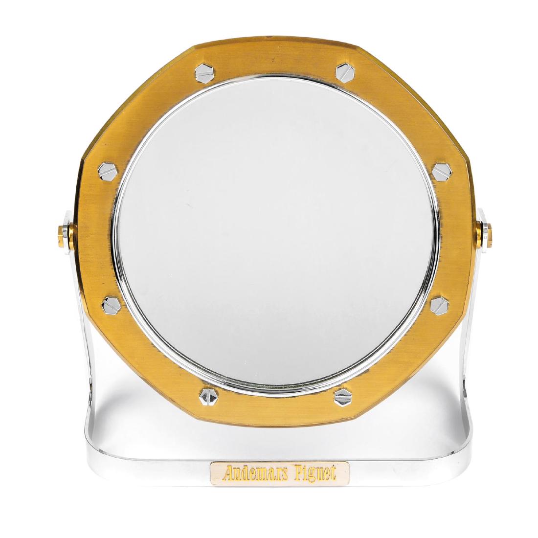 A metal promotional mirror in the form of an Audemars (1 of 3)