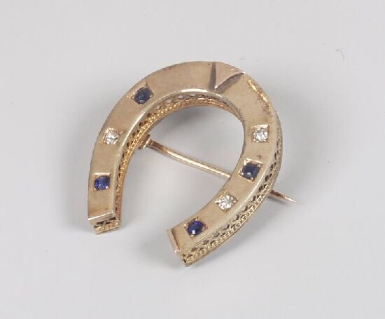 Earlu 20th century horseshoe brooch set