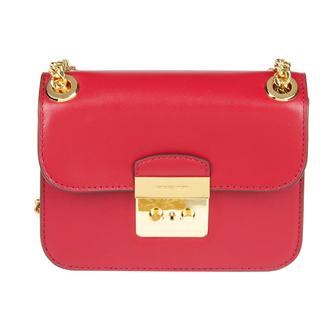 MICHAEL KORS - a red Sloan crossbody handbag. Crafted (1 of 4)