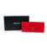 PRADA - a red Saffiano continental wallet. Designed - 3