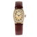 A gentleman's wrist watch. Yellow metal case, stamped