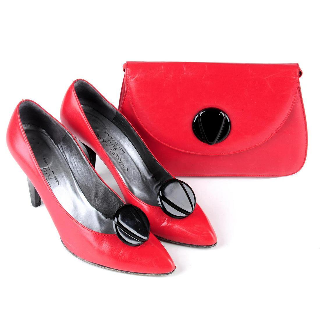 CHARLES JOURDAN - three pairs of shoes with one (1 of 7)