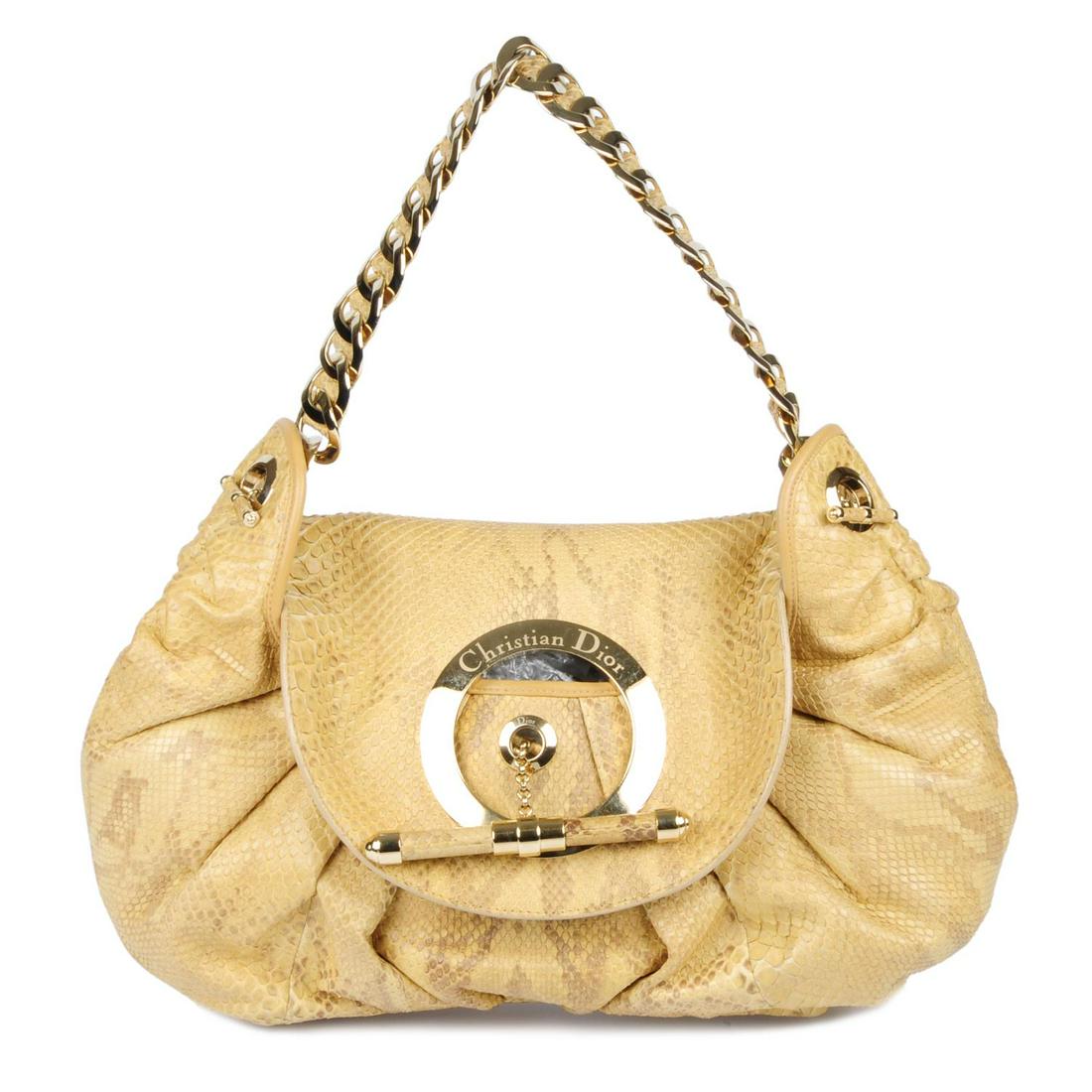 CHRISTIAN DIOR - a limited edition 001 python skin hobo (1 of 4)