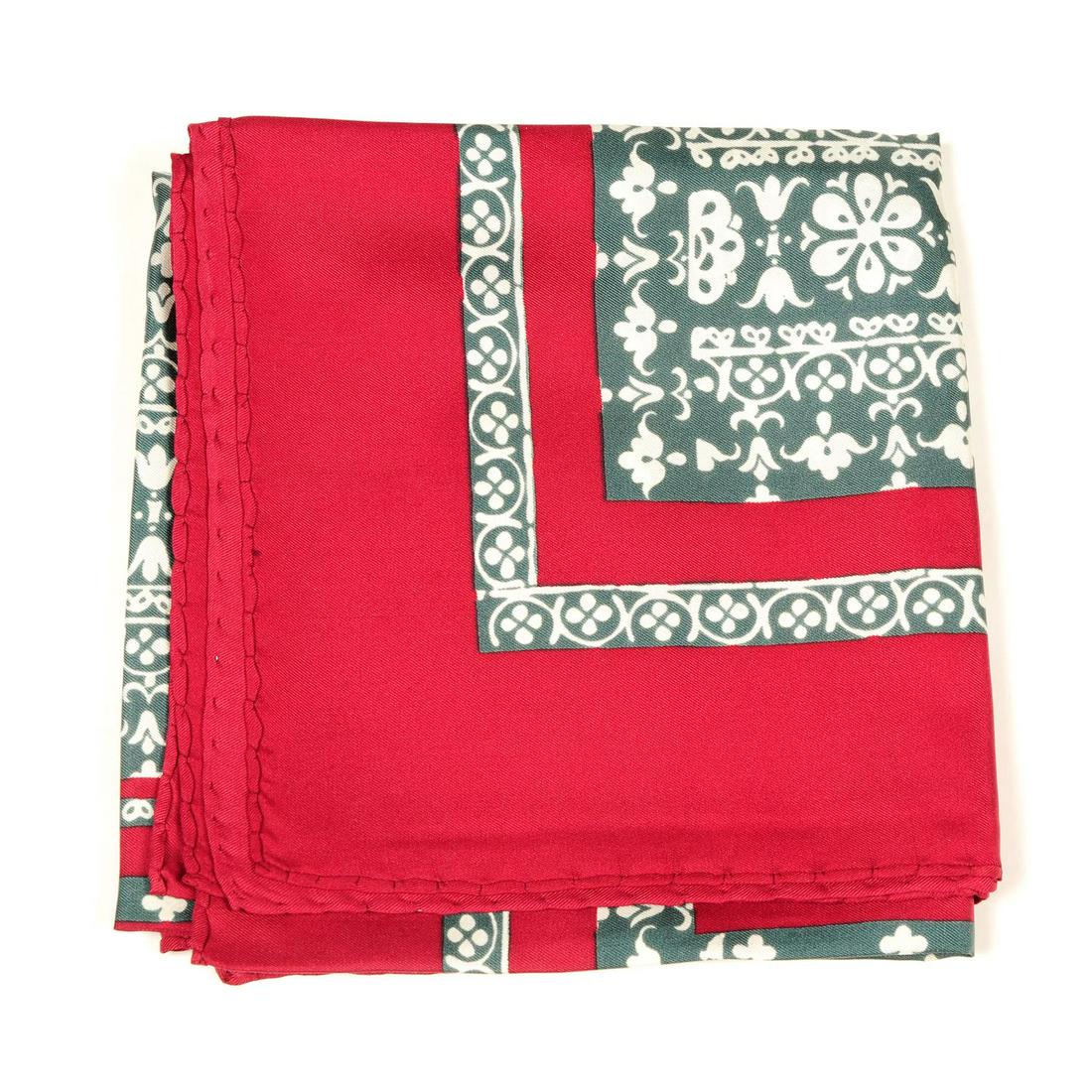 CHRISTIAN DIOR - a silk scarf. Designed with a floral (1 of 3)