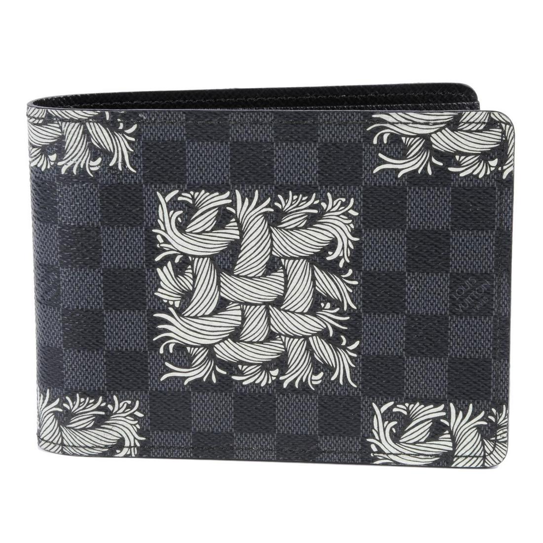LOUIS VUITTON - a Damier Graphite Nemeth wallet. (1 of 3)
