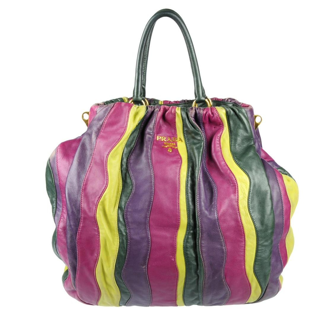 PRADA - a soft panelled handbag. Crafted from (1 of 4)