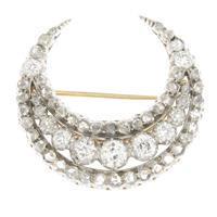 A late Victorian silver and gold, old and rose-cut (1 of 4)