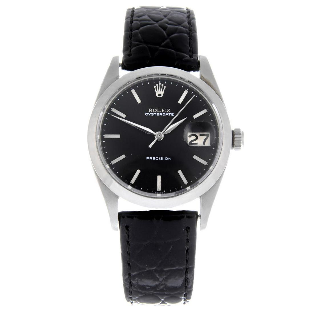 ROLEX - a gentleman's Oysterdate Precision wrist watch. (1 of 5)