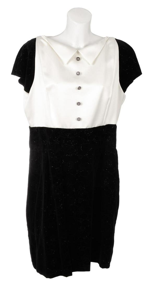 chanel velvet dress