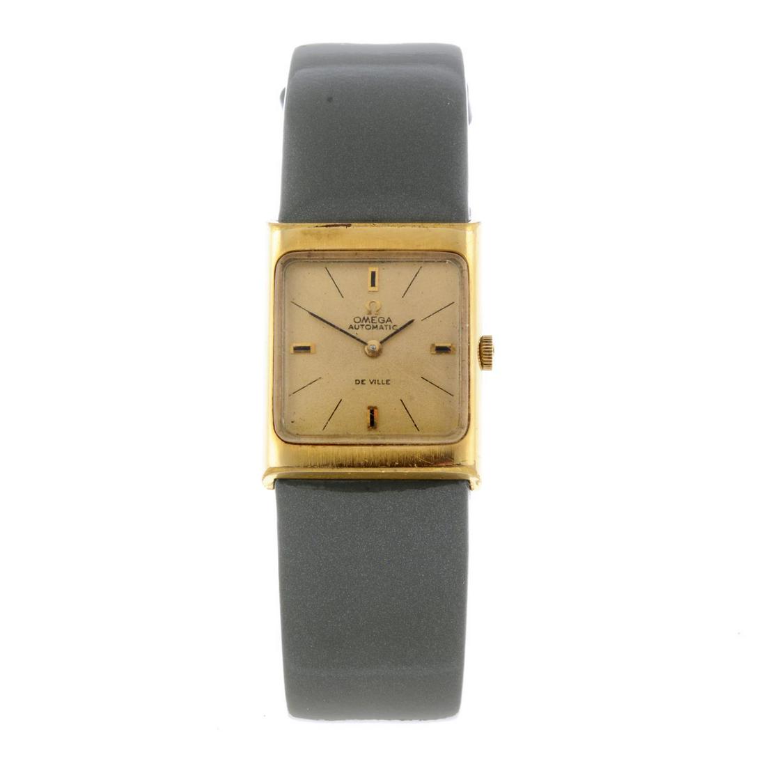 OMEGA - a lady's De Ville wrist watch. Gold plated case (1 of 4)