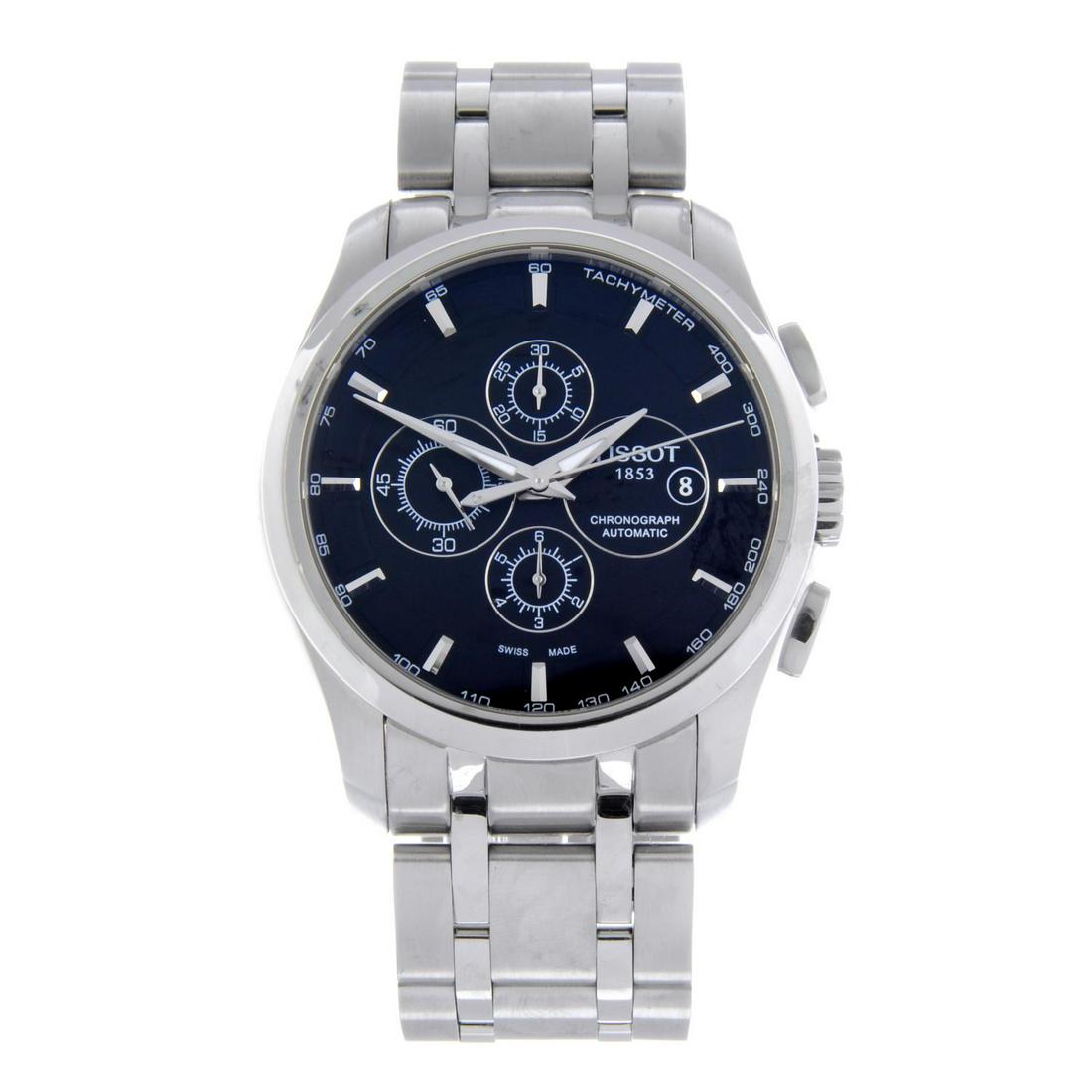 TISSOT - a gentleman's Couturier chronograph bracelet (1 of 4)