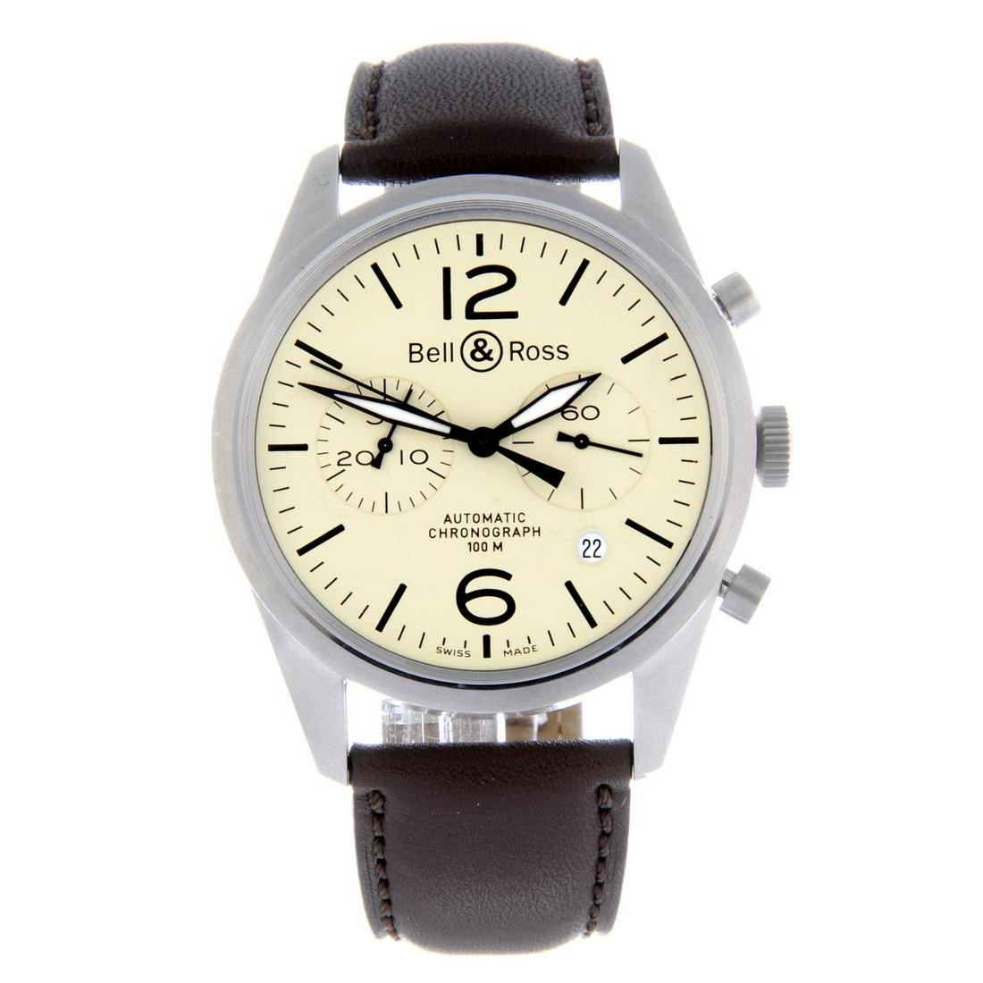 BELL & ROSS - a gentleman's Vintage BR 126 chronograph (1 of 4)
