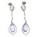 A pair of amethyst, pink sapphire and diamond - 2