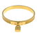 A 'Kelly Cadena Lock' bangle, by Hermes.Signed