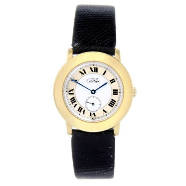 Cartier A Must De Cartier Wrist Watch Gold Plated Feb 10 2020 Fellows In United Kingdom