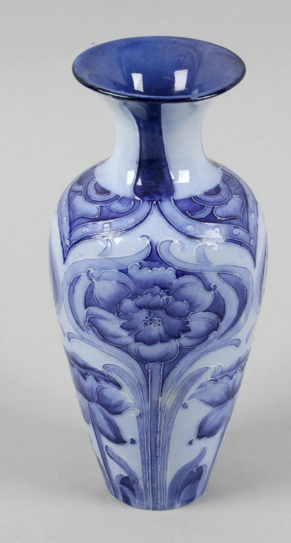 Vintage William Moorcroft Vases Garnitures For Sale Antique