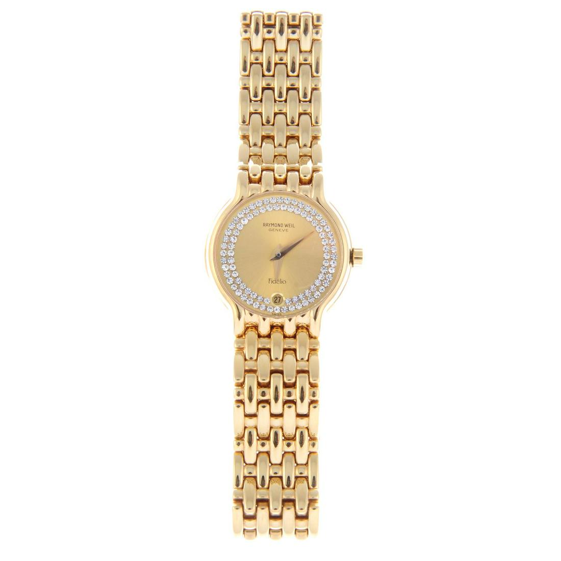 RAYMOND WEIL - lady's Fidelio bracelet watch. Gold (1 of 4)