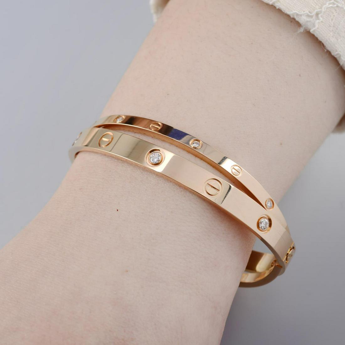 Cartier double bracelet hot sale