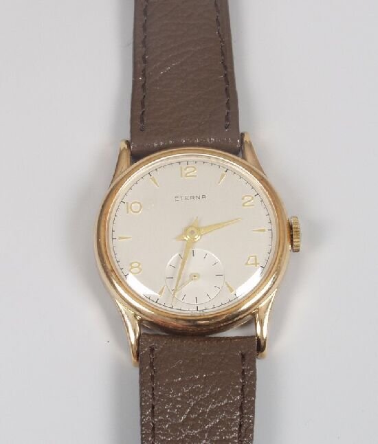 ETERNA - a 1950's gentleman's 9ct gold
