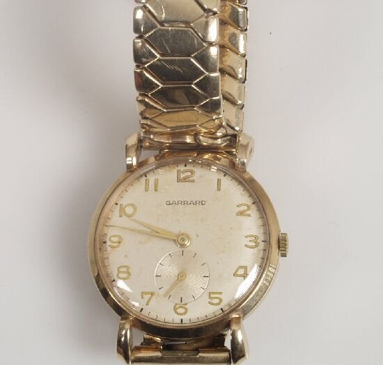 9ct gold gentleman's 1950's Garrard pre