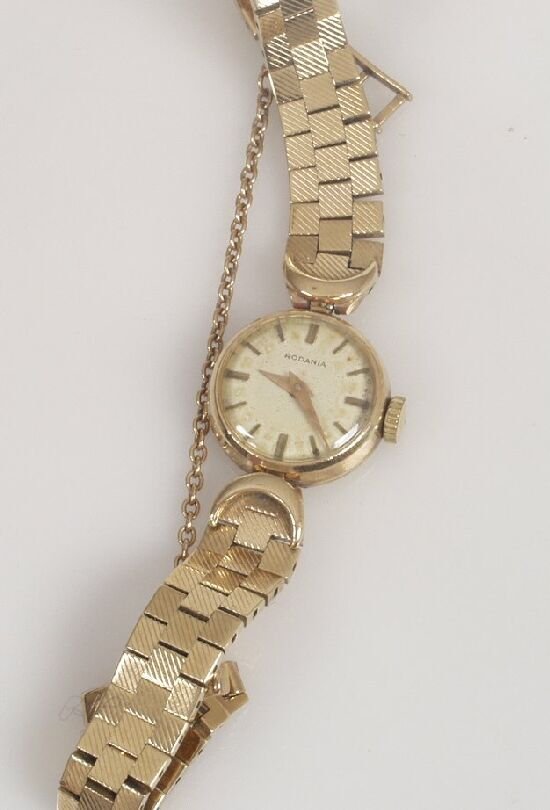 Rodania - ladie's 9ct gold 1960's manua