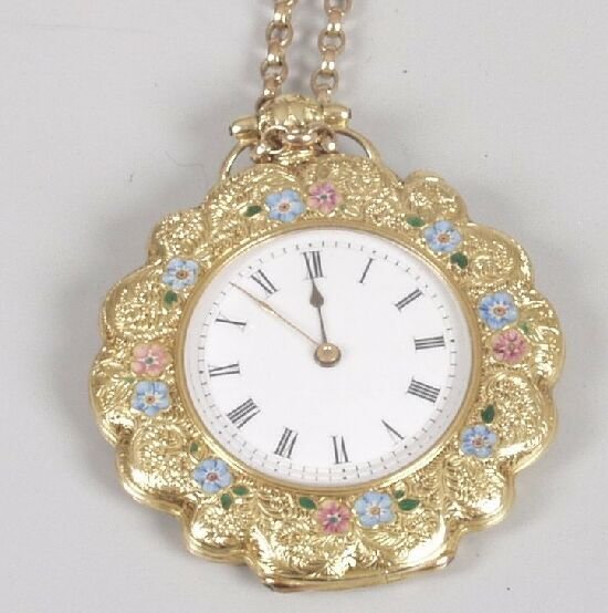Late 19th Century Swiss gold cased lady