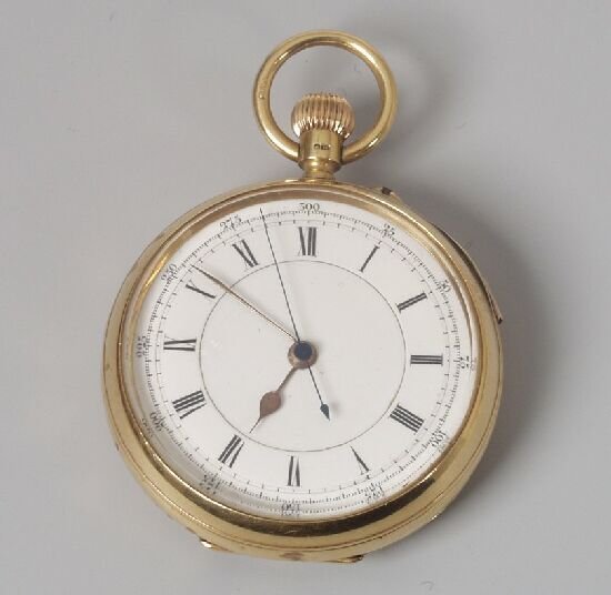 Edwardian, gentleman's 18ct gold open f