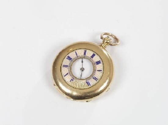Late Victorian 18ct gold lady's demi -