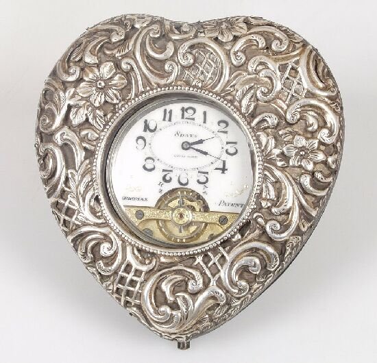 Edwardian 8 day metal cased pocket watc