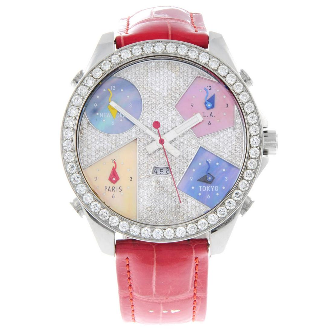 JACOB & CO. - a gentleman's Five Time Zone wrist watch. (1 of 5)