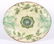 59: A Victorian majolica oval bread plate, re
