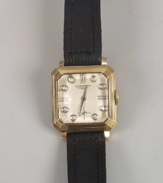 LONGINES - a gentleman's 1960's 14ct go