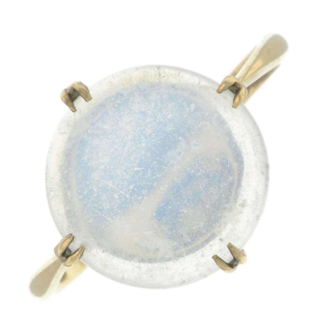 Early 20th Century 9ct Gold Moonstone Ring Auction