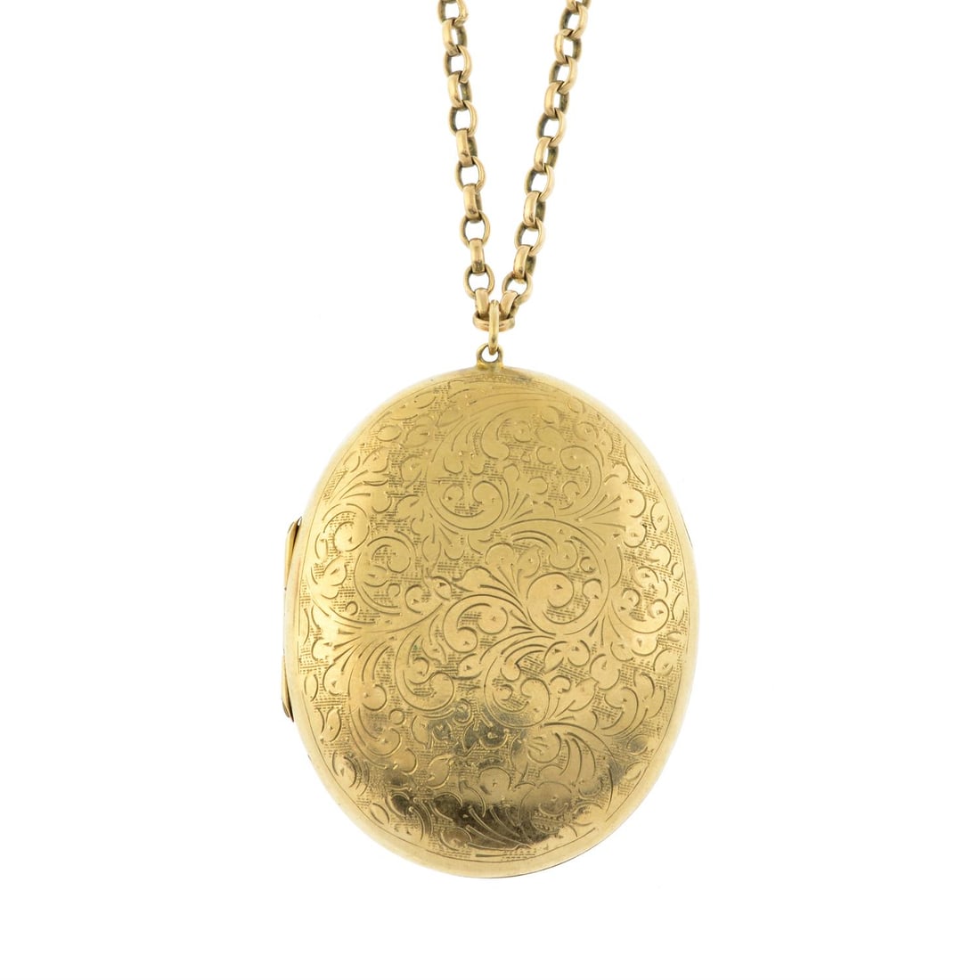 9ct gold locket store and chain