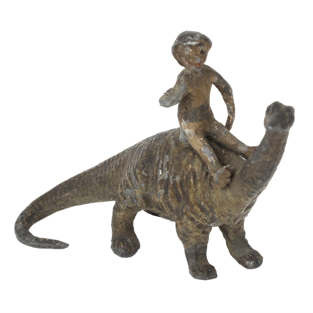 Cold painted bronze dinosaur (1 of 2)