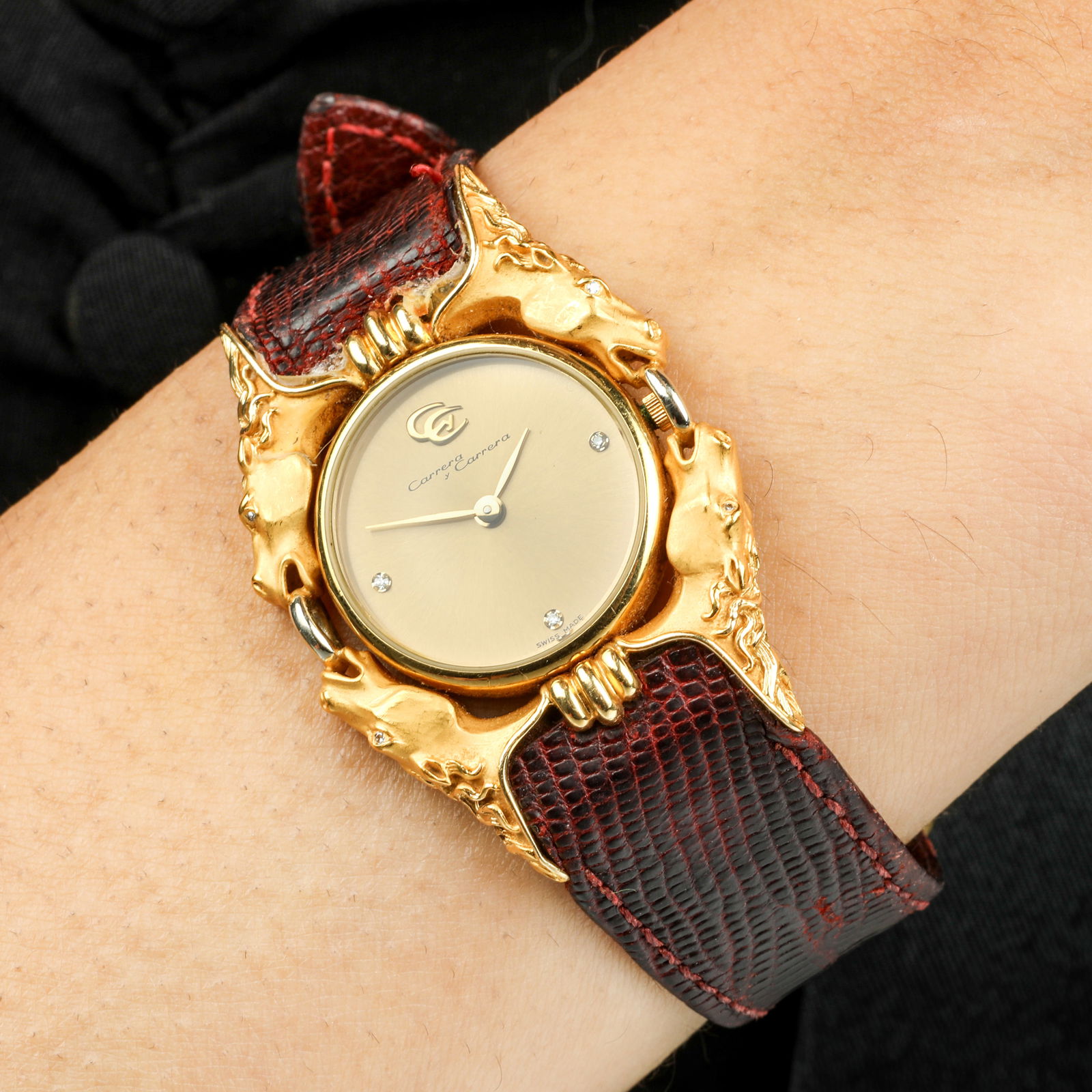 'Caballos' wrist watch, by Carrera y Carrera (1 of 6)