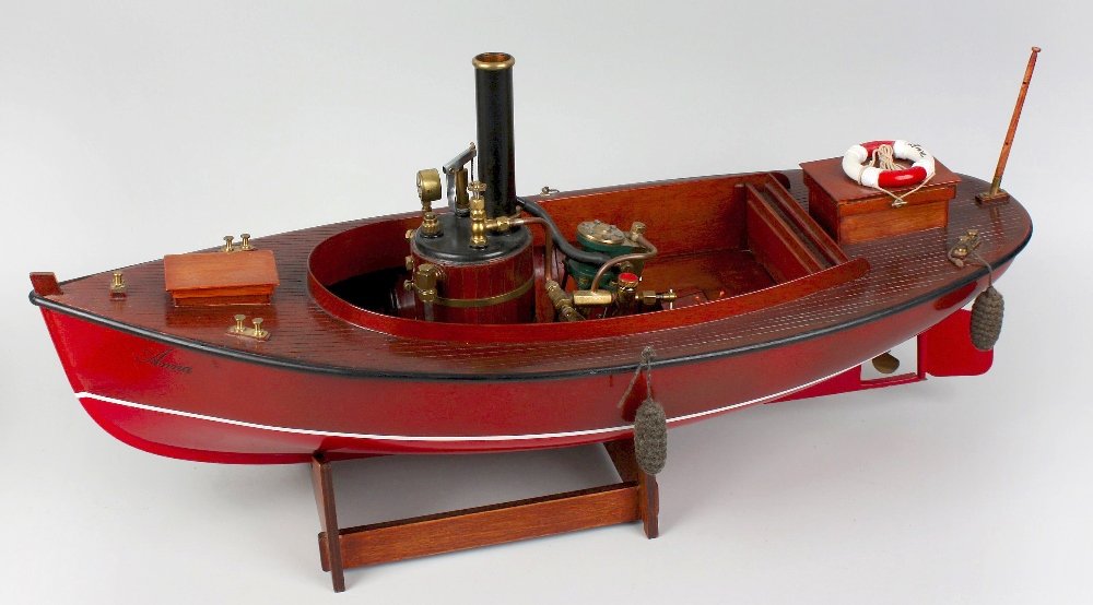 A good 'Windermere' style scale model steam launch