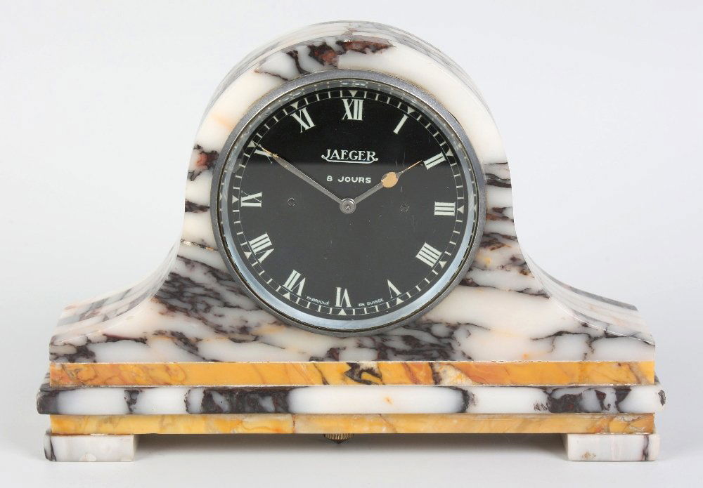 A Jaeger car dashboard clock