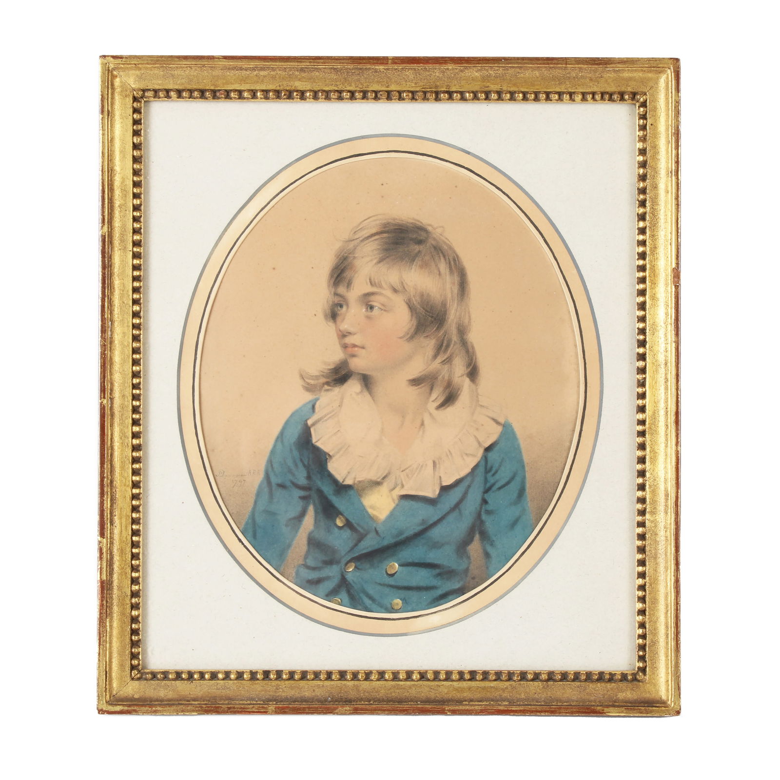 John Downman portrait of a boy: John Downman portrait of a boy