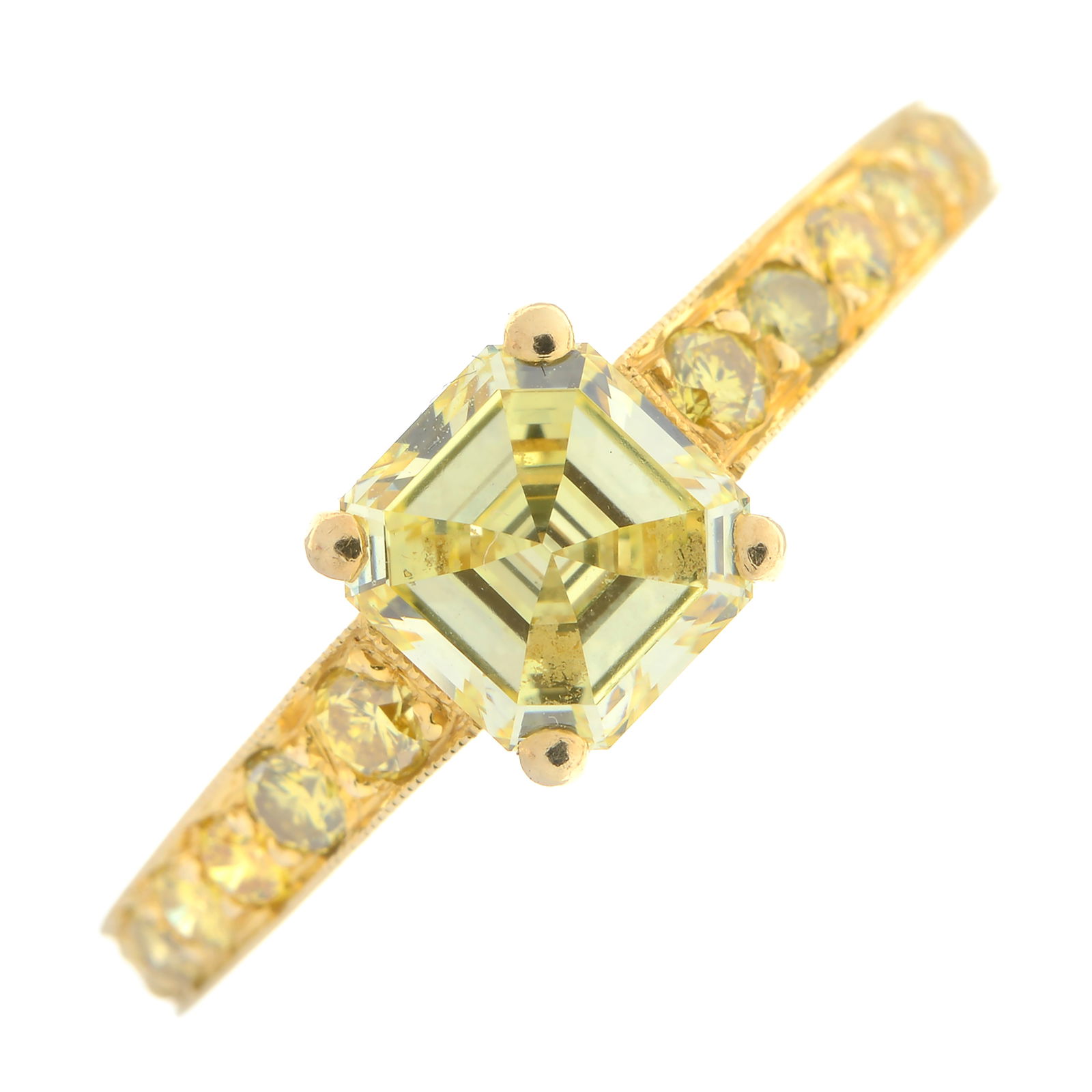 'yellow' diamond ring, by Graff (1 of 4)