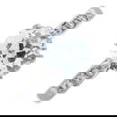 Platinum diamond single-stone ring