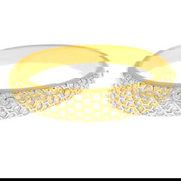 18ct gold diamond bangle, by David Morris