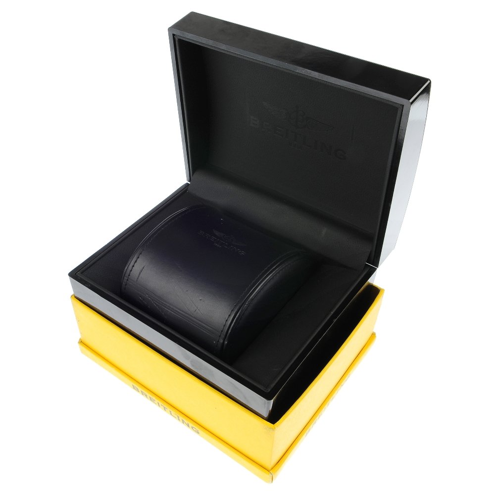 A complete Breitling watch box.: A complete authentic Breitling watch box.