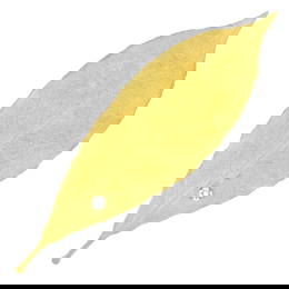 18ct gold diamond leaf brooch, by Grima